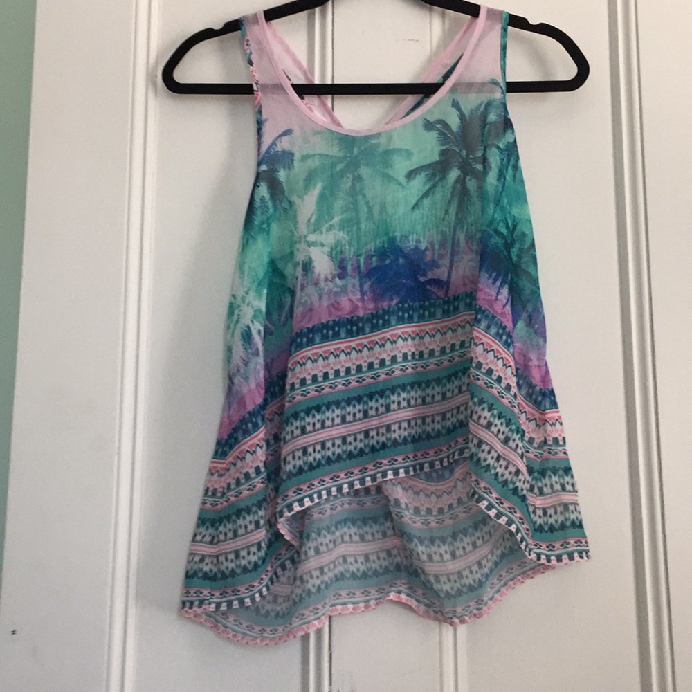 Aeropostale sheer tank top